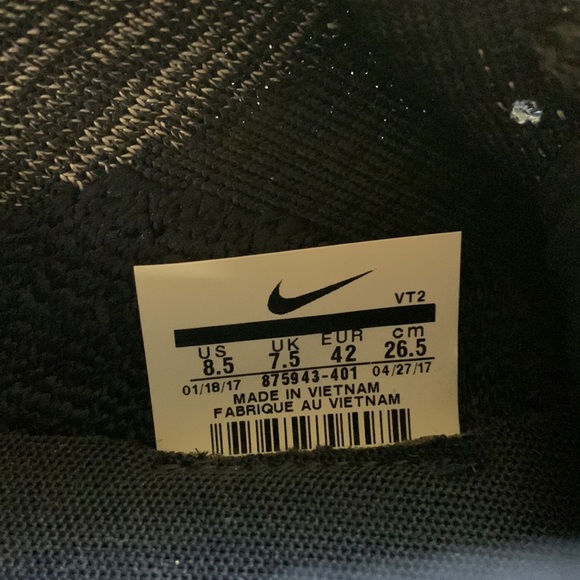 *Host Pick* Nike Air Max 90 Ultra 2.0 Flyknit College Navy (875943-401) - Picture 9 of 9